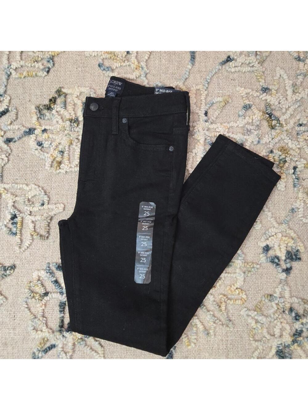 J Crew Mid-Rise Skinny Jean in Signature Stretch